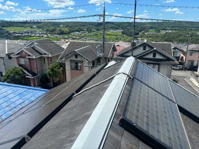 太陽光付き屋根の全景